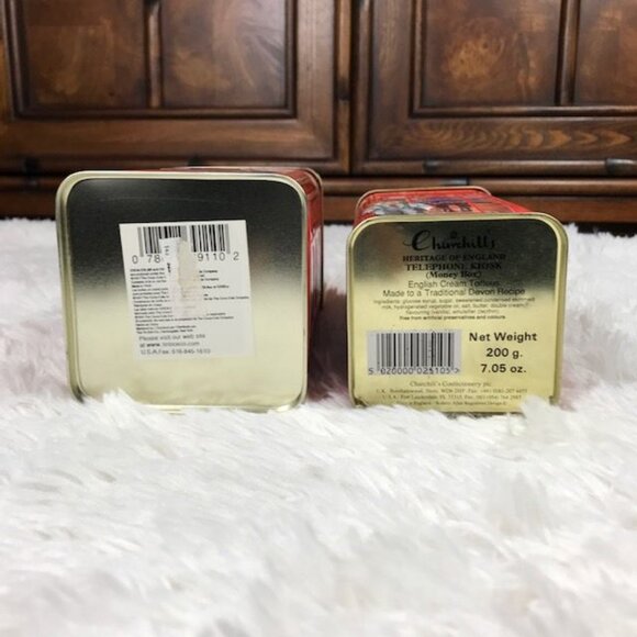 Set of 2 Vintage Coca-Cola Phone Booth Tin + Churchill's Phone Kiosk Money Box - Picture 7 of 8